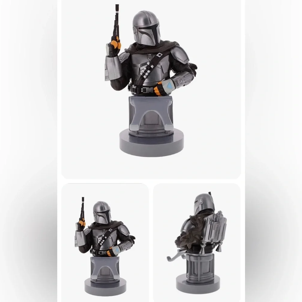 NWT Star Wars The Mandalorian: Cable Guy mobile Phone and Controller Hol…